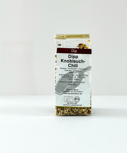 Bio Knoblauch Chili Dipp 50g